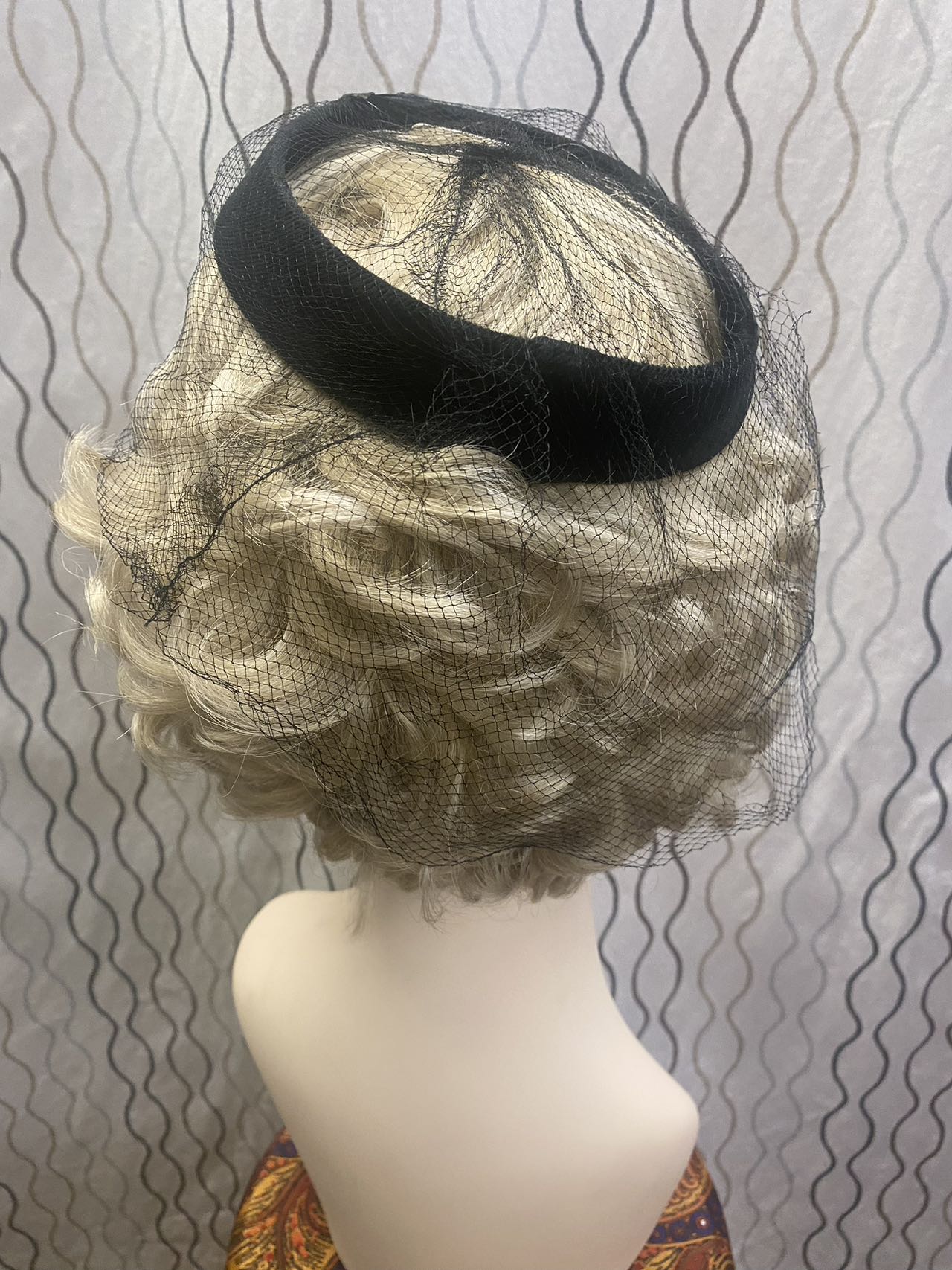 women black netting hat