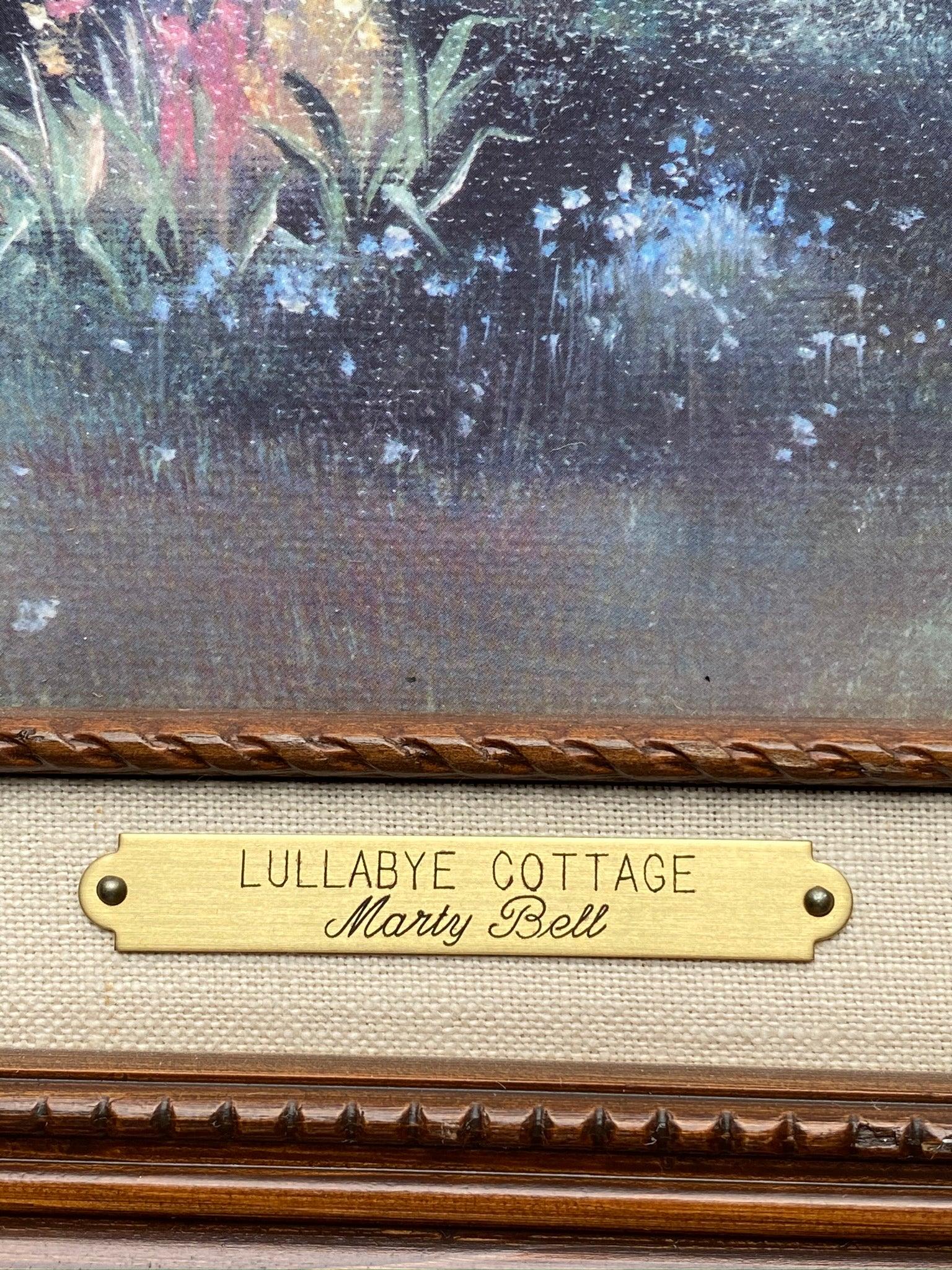 Marty Bell "Lullaby Cottage"on canvas signed. #125/900 painted August 1988 - A Walk Thru Time Vintage