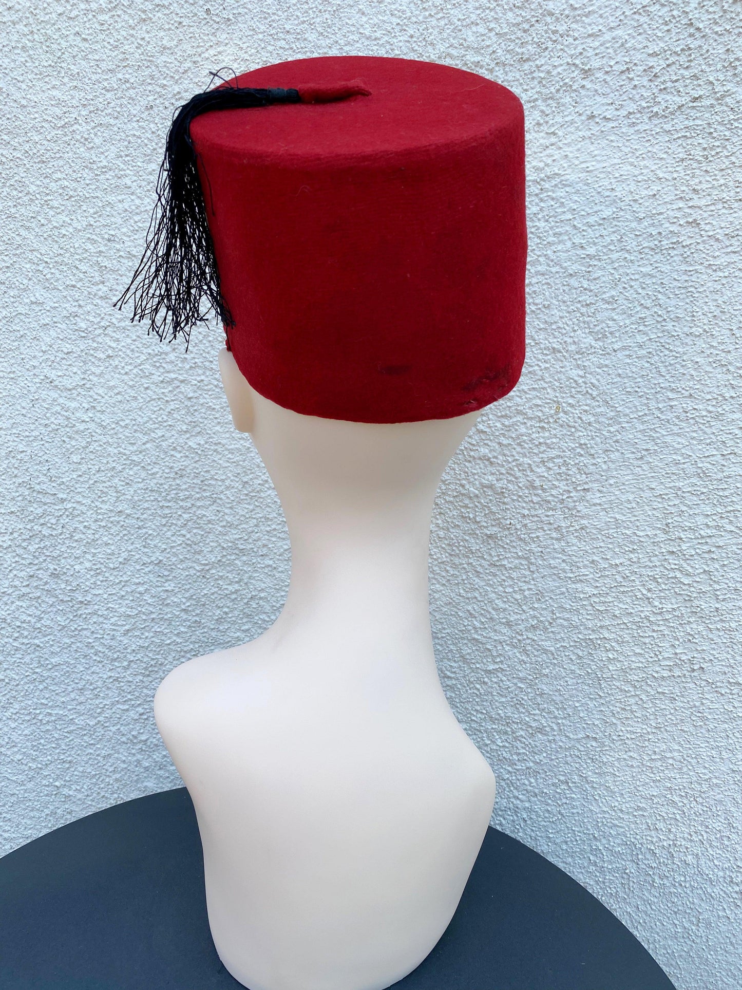 1950's Moroccan Red Fez Hat - A Walk Thru Time Vintage