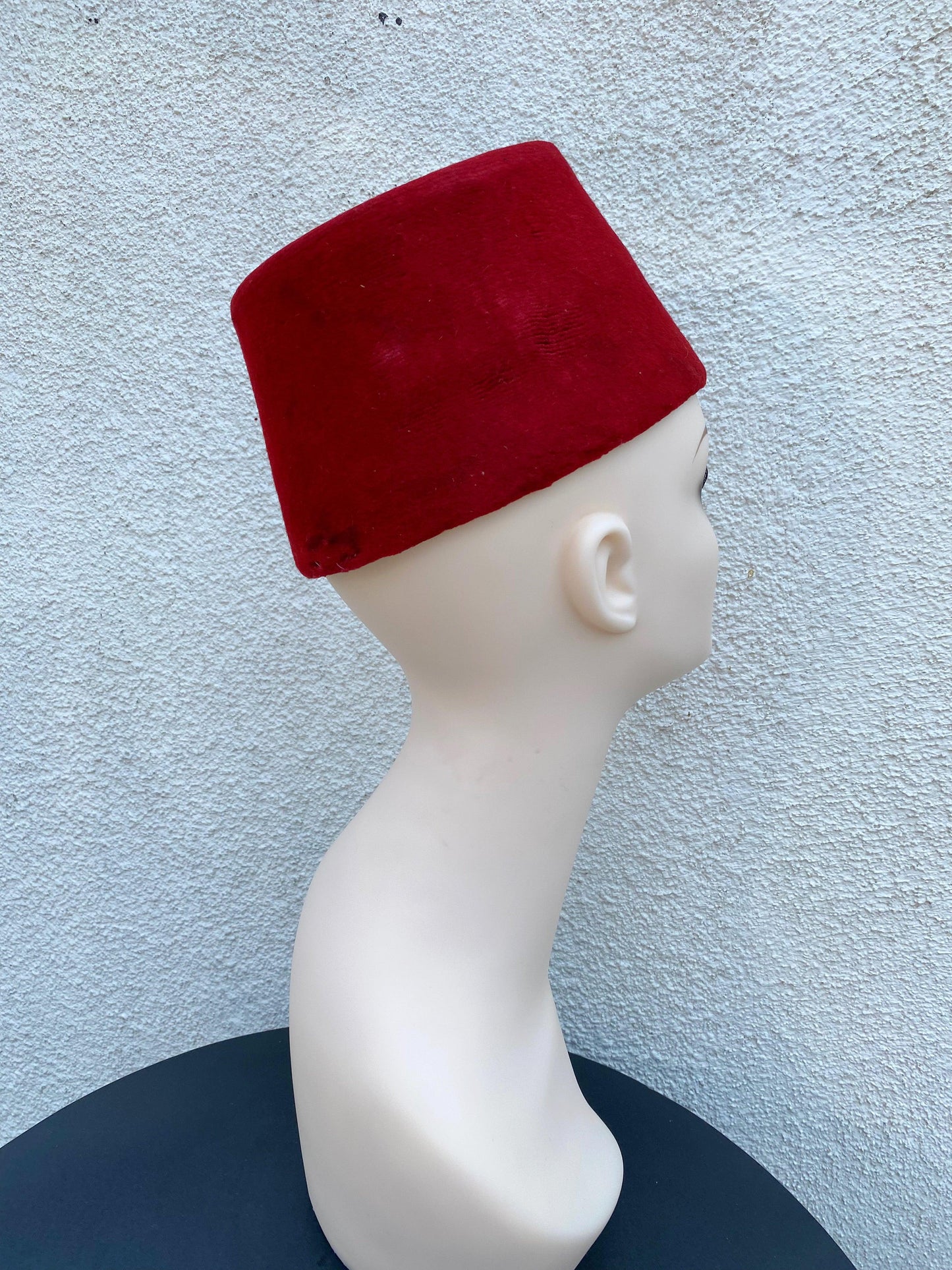 1950's Moroccan Red Fez Hat - A Walk Thru Time Vintage