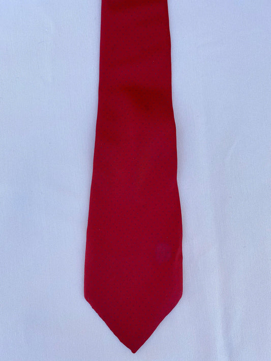 Red & Blue Polka Dot Tie - A Walk Thru Time Vintage