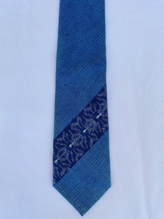Blue Fabric Tie - A Walk Thru Time Vintage