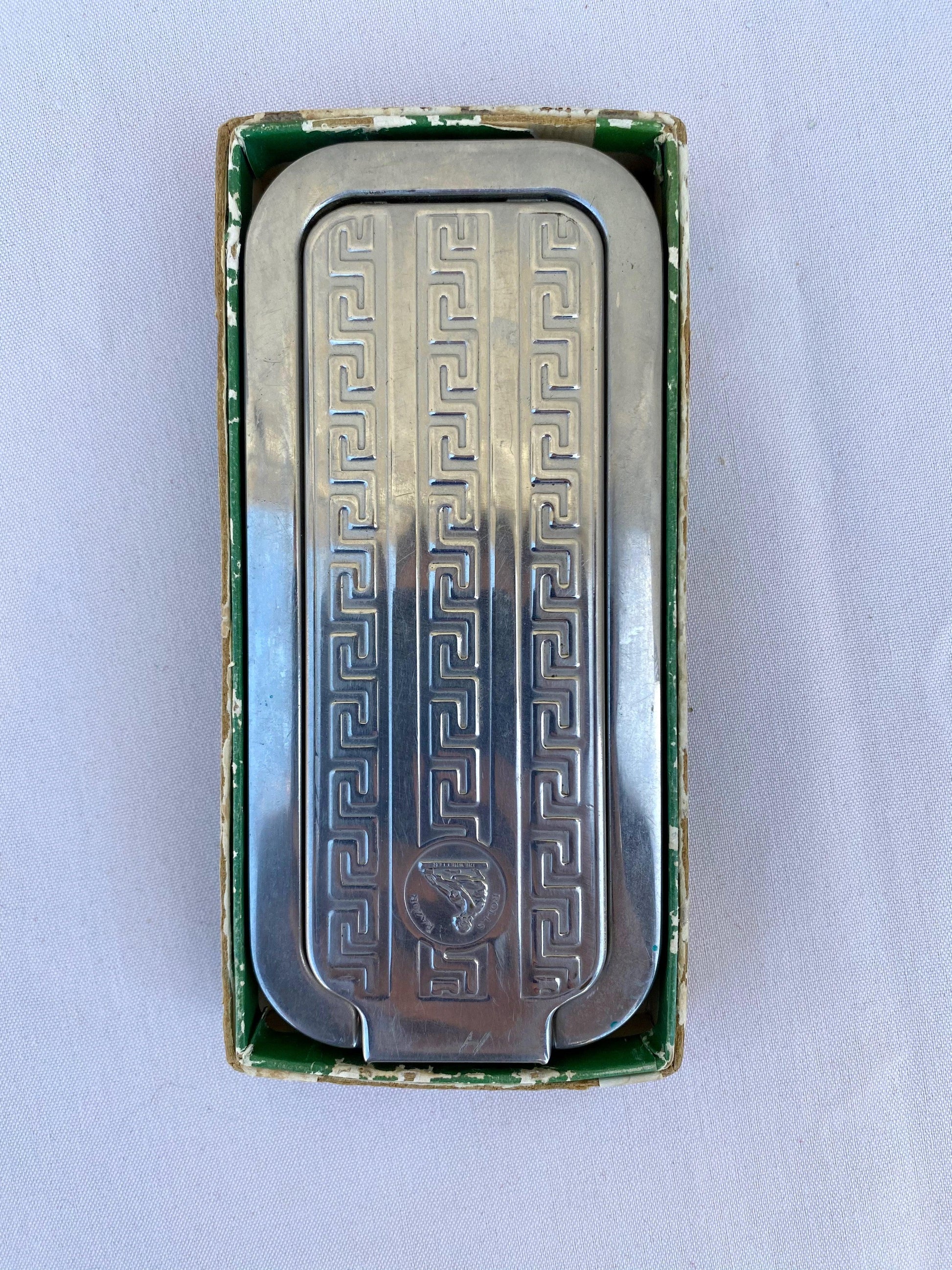 1920's Vintage Silver Rolls Razor English Shaving Kit - A Walk Thru Time Vintage