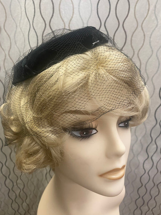 women black netting hat