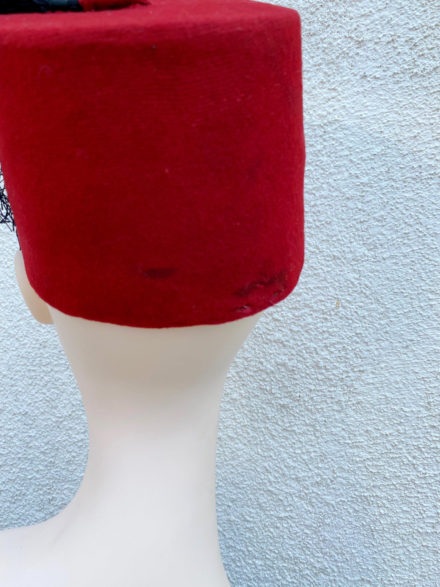 1950's Moroccan Red Fez Hat - A Walk Thru Time Vintage